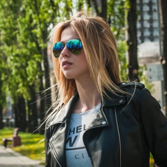 Ray-Ban RB3025 9018/C3 Bronze Frame Rainbow Mirror Glass Lens Aviator Sunglasses main image 13